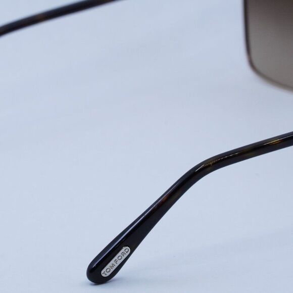 Tom Ford Claudia-02 FT0839 52F Sunglasses Gold/Havana Square Frame, Brown Lenses main image 4